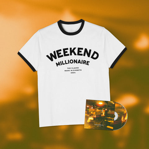 Weekend Millionaire T-Shirt & CD Bundle